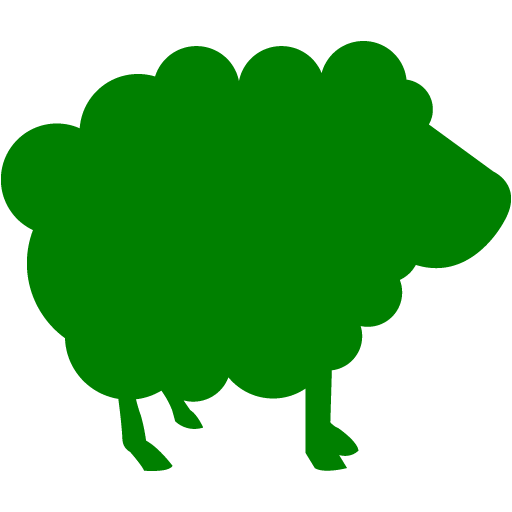 Green Sheep Icon