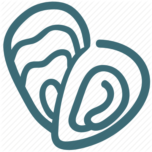 Food, Oyster, Sea, Seafood, Shell Icon
