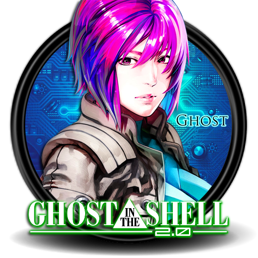 Ghost In The Shell Circle Icon