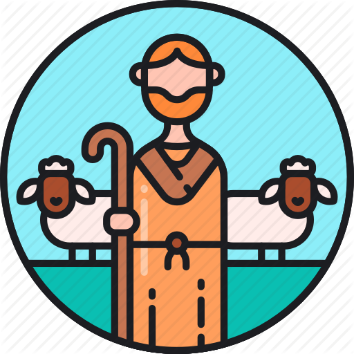Goatherd, Guard, Herdsman, Sheep, Sheepherder, Sheepman, Shepherd Icon