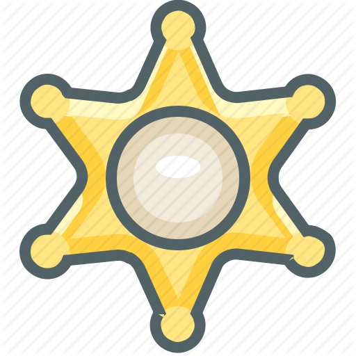 Police, Policeman, Protection, Safe, Secure, Security, Sheriff Icon