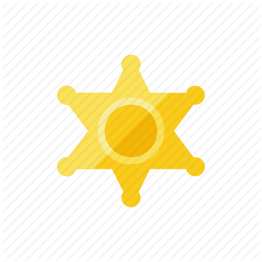 Sheriff, Star Icon
