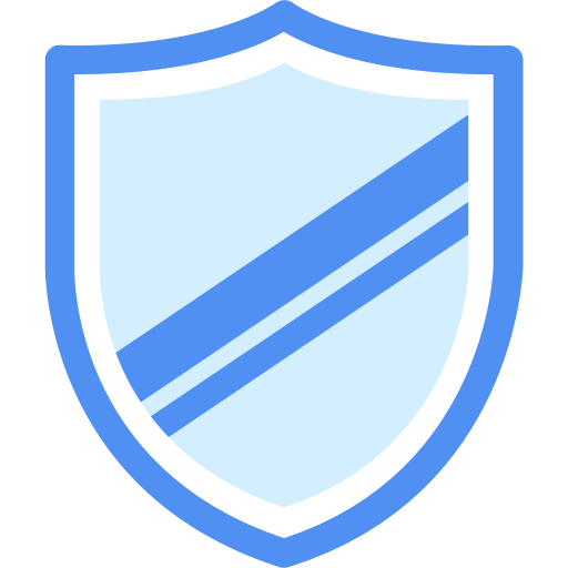 Security Shield, Multicolor, Simple Icon With Png And Vector