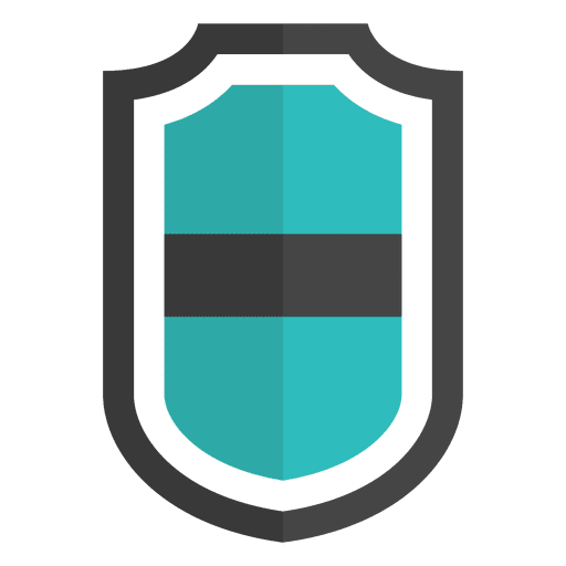 Shield Emblem Flat Icon Logo Banner