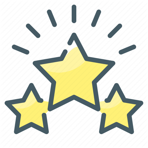 Brilliantly, Favorite, Shine, Stars Icon