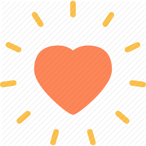 Heart, Love, Romance, Shine Icon