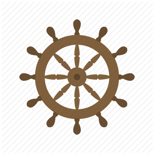Direction, Nautical, Rudder, Ship, Ships, Steering, Wheel Icon