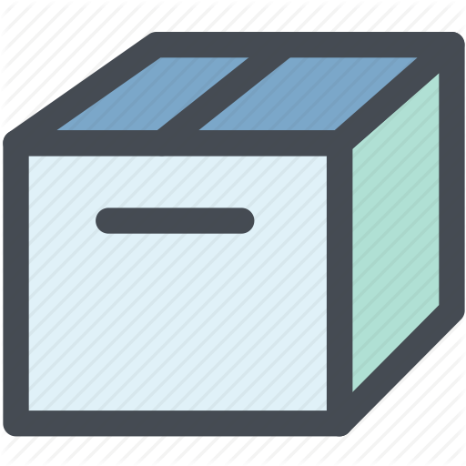Box, Cardboard Box, Crate, Package, Shipping Box Icon
