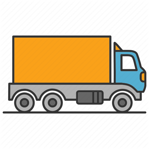 Transparent Color Shipping Container Truck Transparent Png