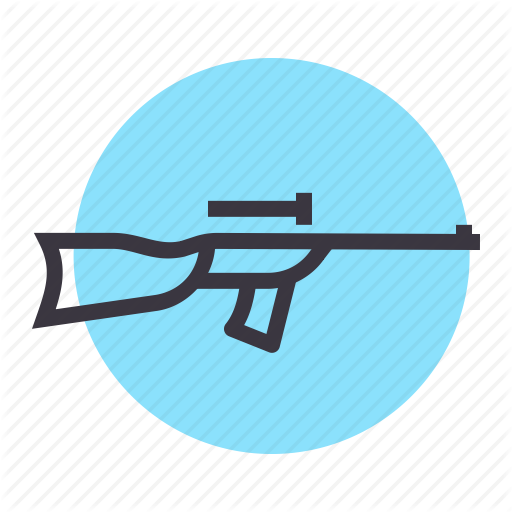 Rifle, Shoot, Shooting, Weapon Icon