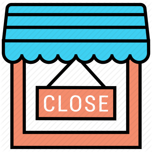 Close, Shop, Shopping, Store Icon Icon