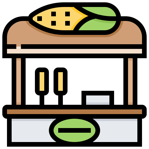 Corn, Food, Shop, Street, Vegetable Icon Free Of Street Food