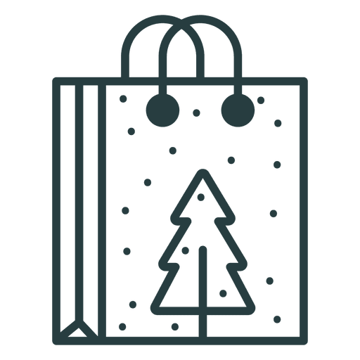 Christmas Shopping Bag Icon