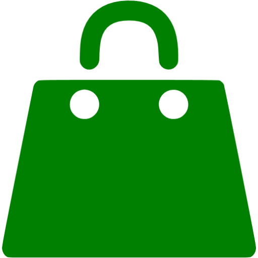 Green Shopping Bag Icon