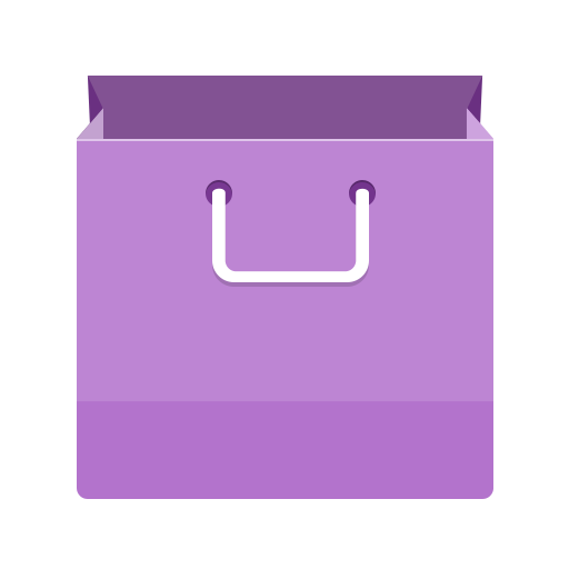 Purple Shopping Bag Clip Art Png