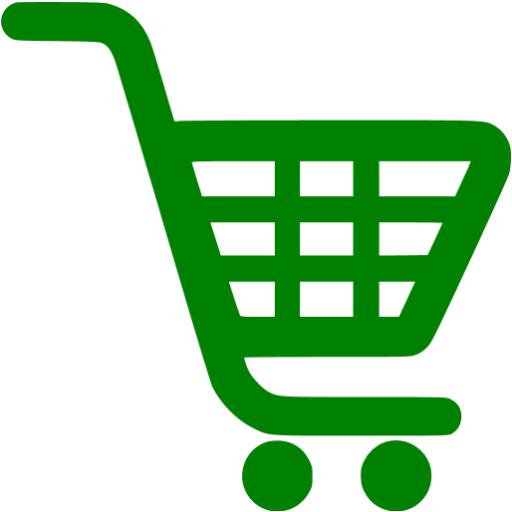 Green Shopping Cart Icon