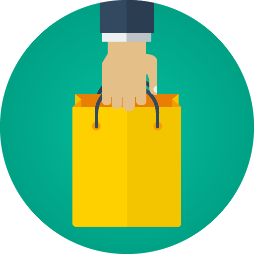 Hand, Shopping, Bag Icon Free Of Modern Flat Icon Set