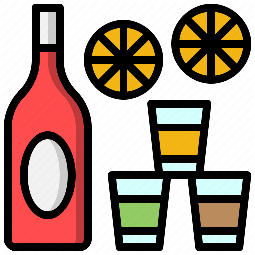 Alcoholic, Mexican, Mex Shot, Tequila, Typical Icon