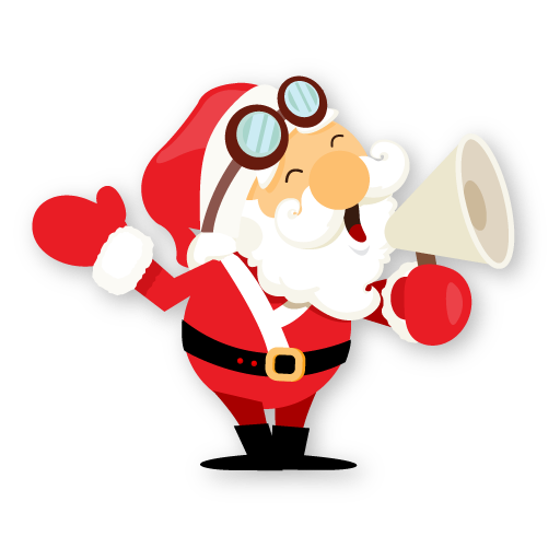 Santa Shout Icon Event Xmas Men Iconset Dapino