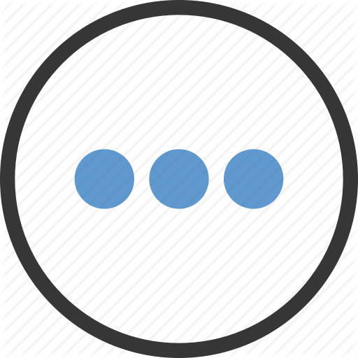 Circle, List, Menu, More Icon