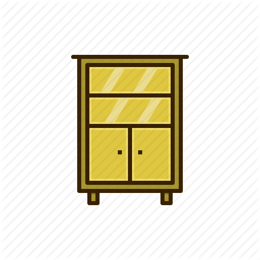 Almirah, Furniture, Showcase, Wardrobe Icon