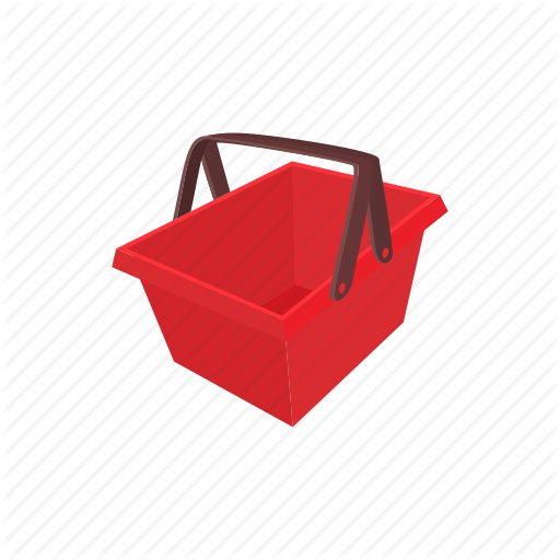 Basket, Buy, Cart, Cartoon, Commerce, Shop, Supermarket Icon
