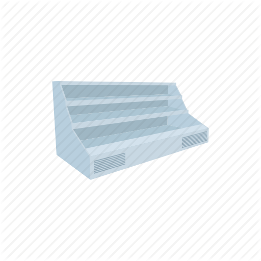 Cartoon, Empty, Product, Retail, Shelf, Shop, Showcase Icon