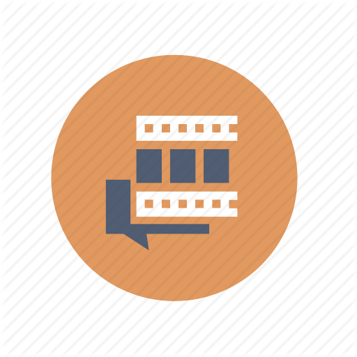 Comment, Discussion, Film, Movie, Talk, Video Icon