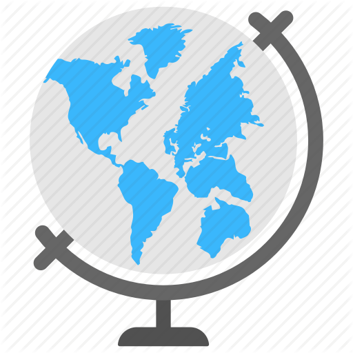 Earth, Learning, Model Of Globe, Showcase Stand, Vintage Icon