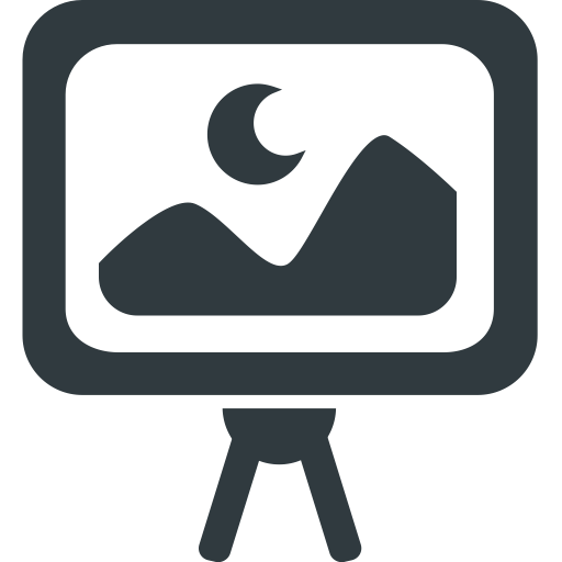 Multimedia, Gallery, Painting, Works, Creative, Media, Showcase Icon