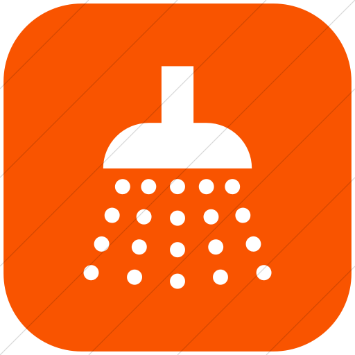 Flat Rounded Square White On Orange Ocha Humanitarians