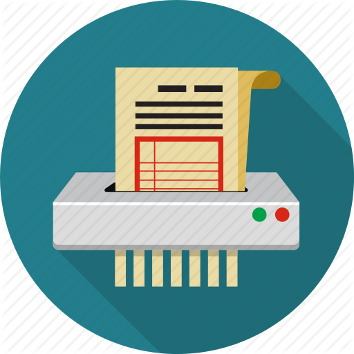 Cut, Destroy, Document, Machine, Paper, Recycle, Shredder Icon