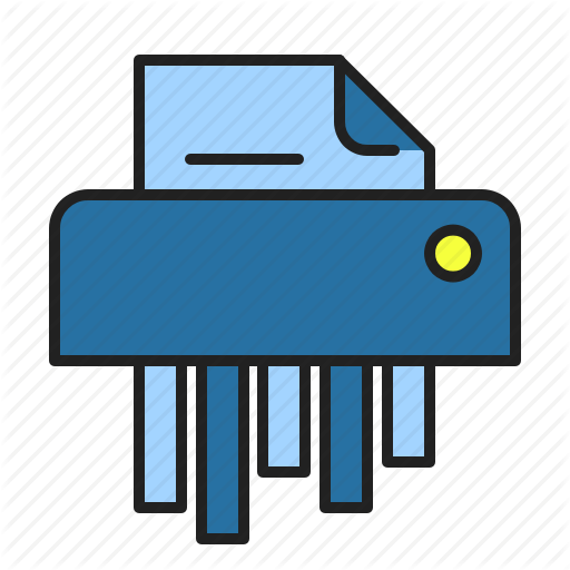 Cut Paper, Destroy, Document, File, Office, Shredder Icon