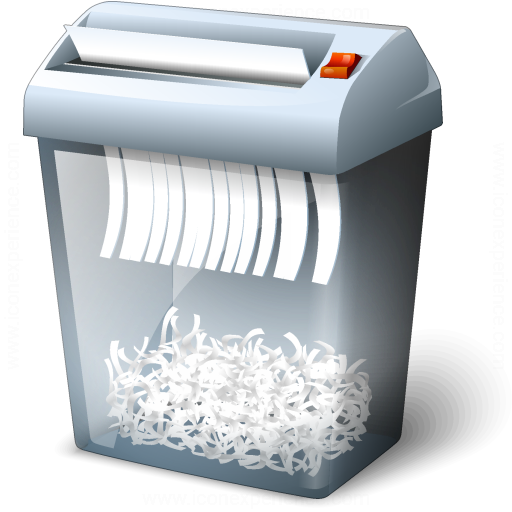 Iconexperience V Collection Shredder Icon