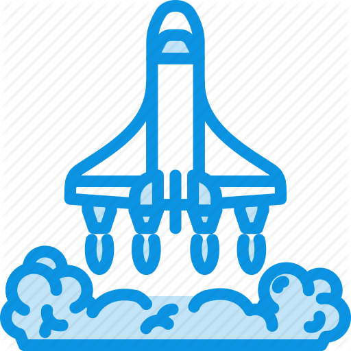 Launch, Rocket, Shuttle Icon