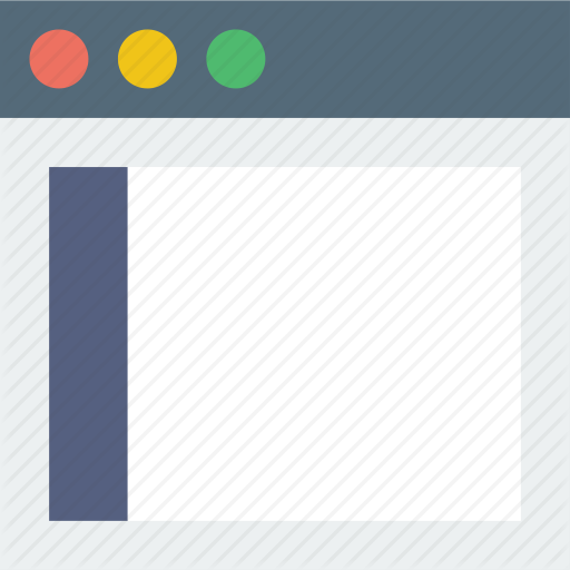 Communication, Interface, Left, Sidebar, User Icon