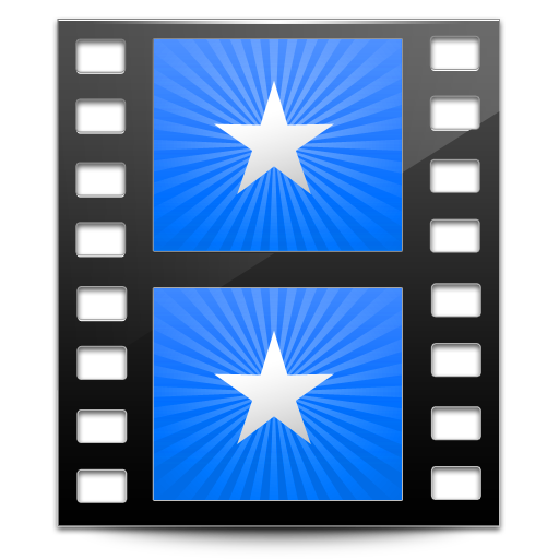 Sidebar, Movies, Blue Icon Free Of Hyperion Icons