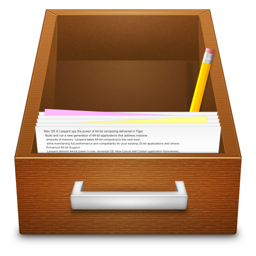 Sidebar Documents Icon Smooth Leopard Iconset Mcdo Design