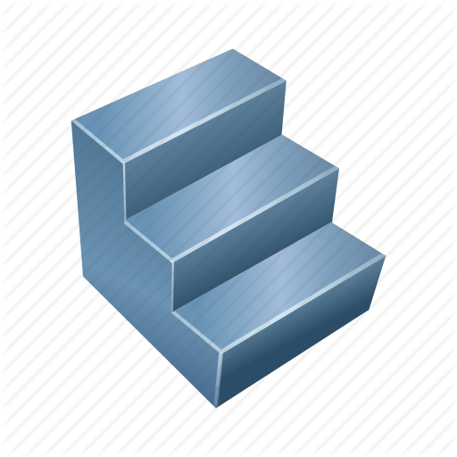 Construction, Ground, Progress, Sidewalk, Stairs, Steps Icon