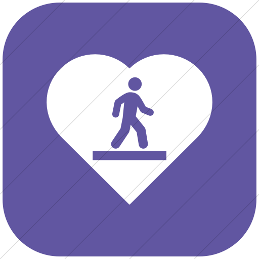 Flat Rounded Square White On Purple Iconathon Adopt