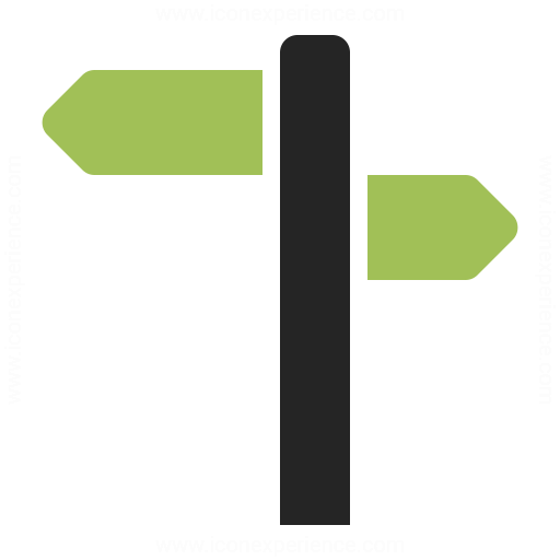 Signpost Icon Iconexperience