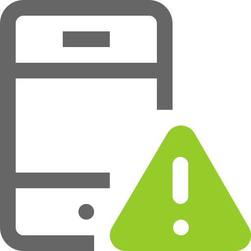 Smarphone, Mobile, Warning Signal Icon Free Of Mini Icons