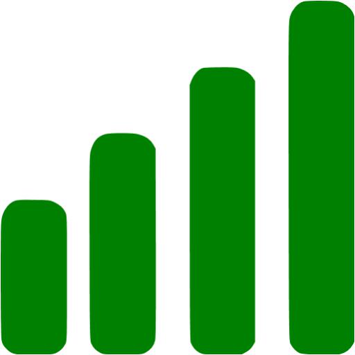 Green Icon With Bars Images
