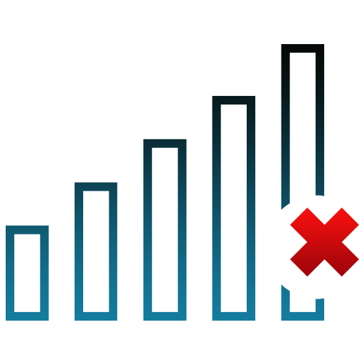 Signal Smooth Black Icon