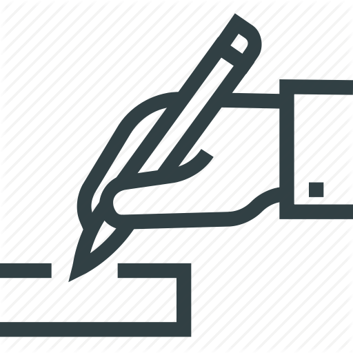 Hand, Pen, Signature, Writing Icon