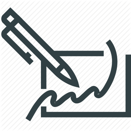 Pen, Signature Icon