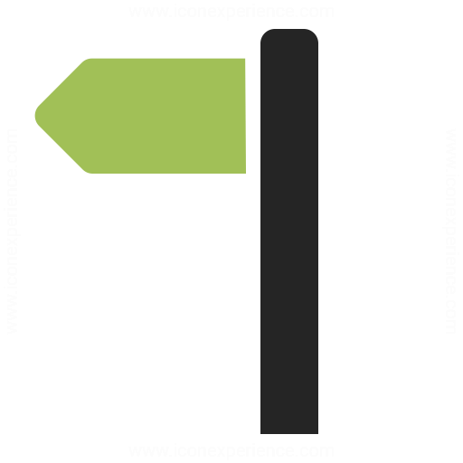 Signpost Icon Iconexperience
