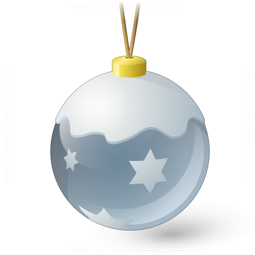 Iconexperience V Collection Christmas Ball Silver Icon
