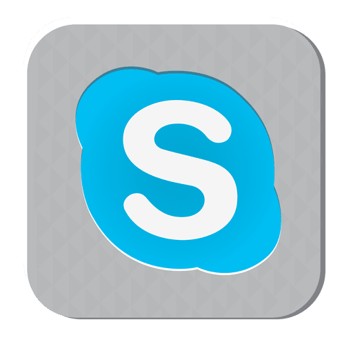 Skype Silver Icon
