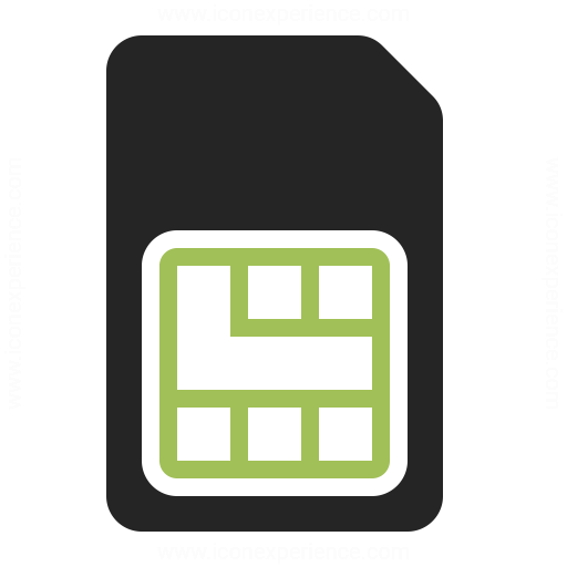 Sim Card Icon Iconexperience